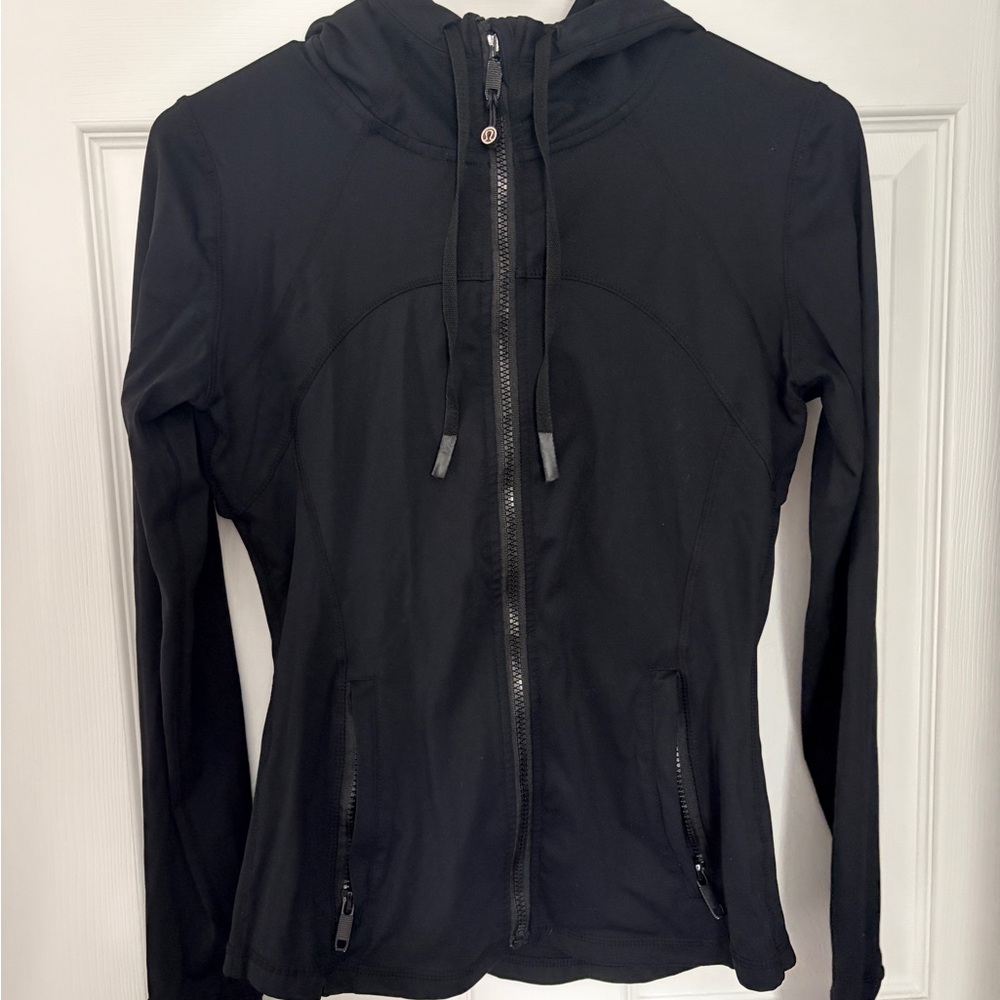 Lululemon Athletica Black Full-Zip Hoodie “snatch”
